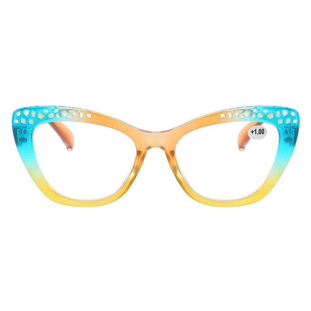 3103 Cat Eye Shaped Bright Candy Colors Women Reading Glasses