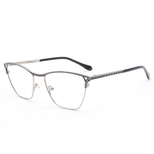 1026 Spring Hinge Photochromic Metal Women Eyeglasses