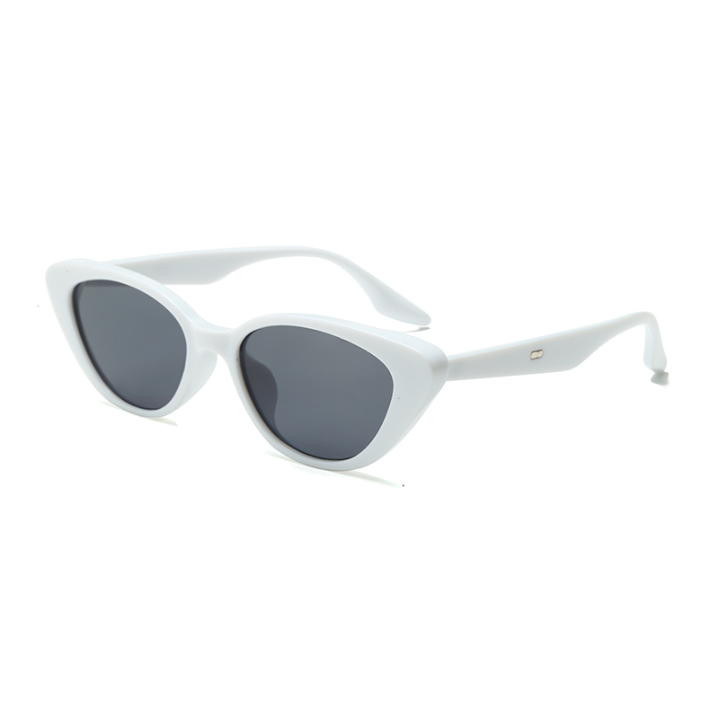 Ready Goods Eleganckie plastikowe okulary przeciwsłoneczne damskie z polaryzacją w kształcie kociego oka #2201