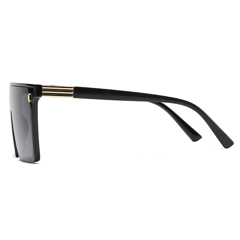 Syze dielli polarzied TR90 për femra me kornizë me madhësi të madhe të dizajnuara gati për dekorim metalik #81804