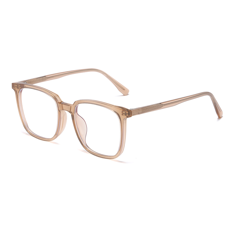 Kornizë optike me lente anti-blu Unisex TR90 në formë katrore të gatshme #81799