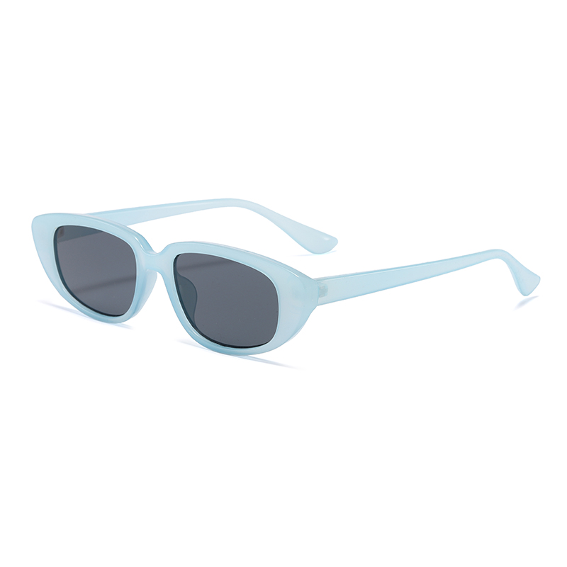 Modetrends smal oval form genbrugte pc polariserede solbriller til kvinder #81478