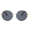 Fashion Design Roundish Women Metal Polarized Sunglasses #80150