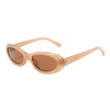 3482 Małe owalne w kształcie skrzydła rama elegancka cienkie świątynie OEM i ODM unisex okulary przeciwsłoneczne