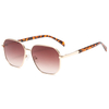 2280 Geometrischer Vollmetallrahmen verlängerte PC -Tipps Dailylife Style Unisex Sonnenbrille