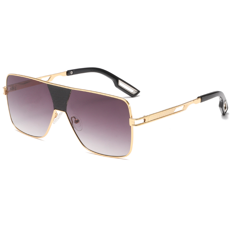 2226 Originalhersteller übergroßer Fliegerstil Metal Men Sonnenbrille