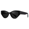 32122 zarte Katzenaugenform Frauen Acetat Sonnenbrille