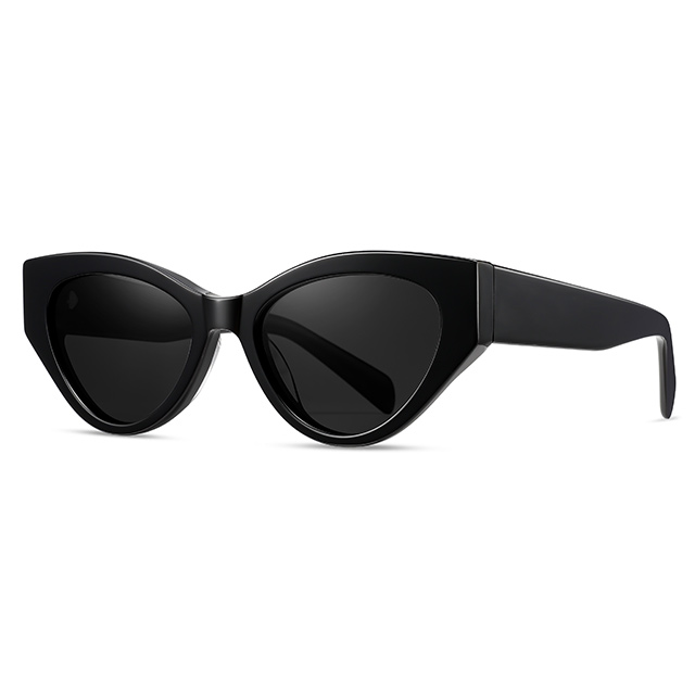 32122 zarte Katzenaugenform Frauen Acetat Sonnenbrille