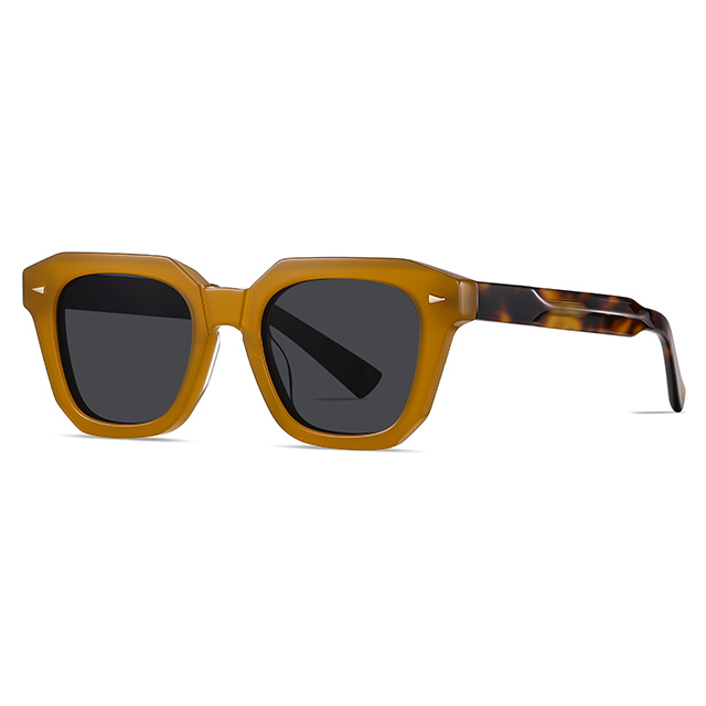 32109 Geometriese Wayfarer -asetaat -sonbrille