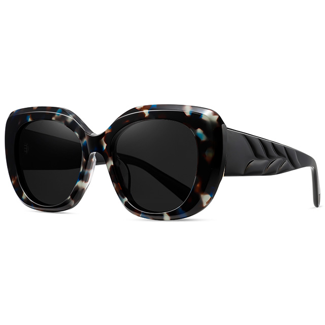 32121 elegante Schmetterlingsform Frauen Acetat Sonnenbrille
