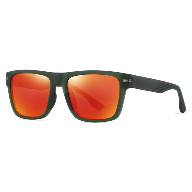 11102 Square Shape Frame Polarized TR90 Men Sunglasses