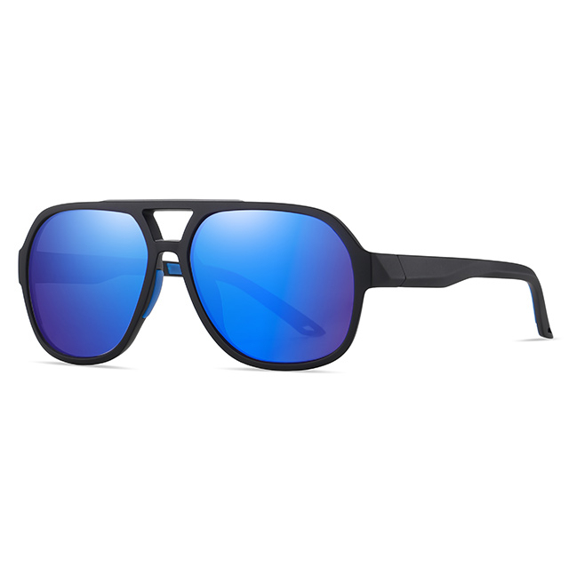 11111 Soft Rubberized Paint TR90 Aviator Style Men Sunglasses