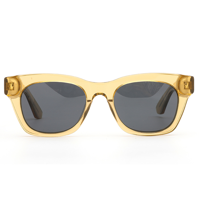 8012 Readymade Doppelscharniere TAC Polarisierte Acetat -Männer Sonnenbrille