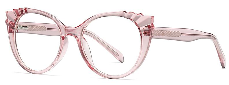 Stock Design de mode œil de chat lentilles de lumière bleue bloquant les lunettes filtre TR90 + CP femmes montures optiques #2037