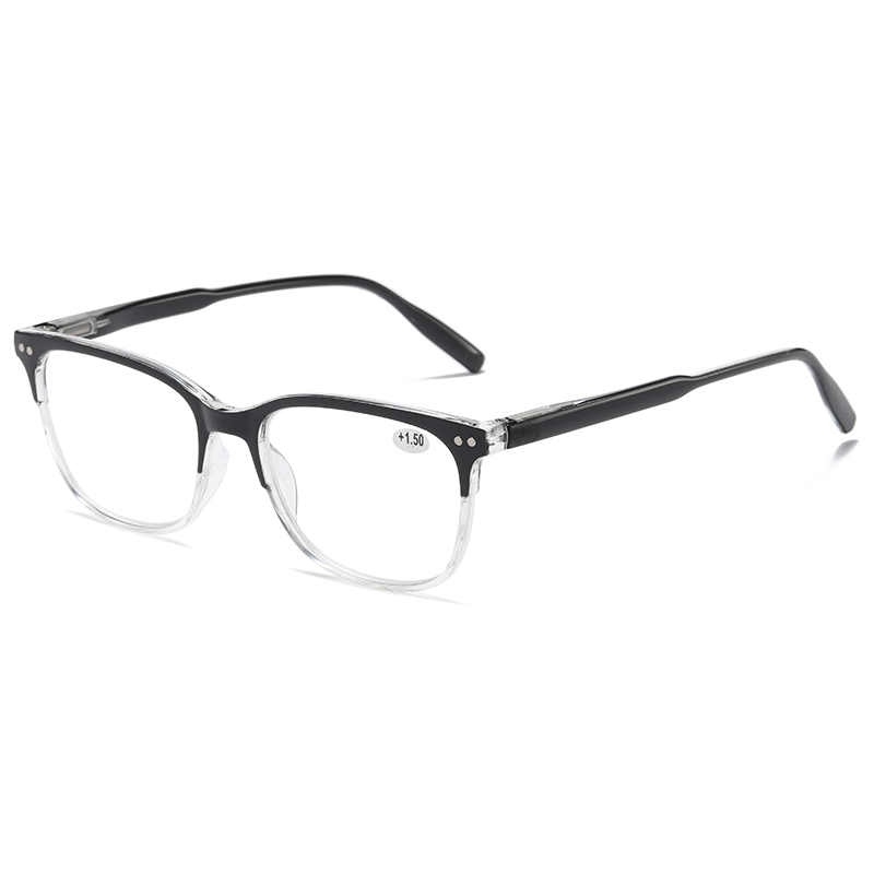 Kacamata Baca PC Unisex Multiwarna Bentuk Persegi #81307