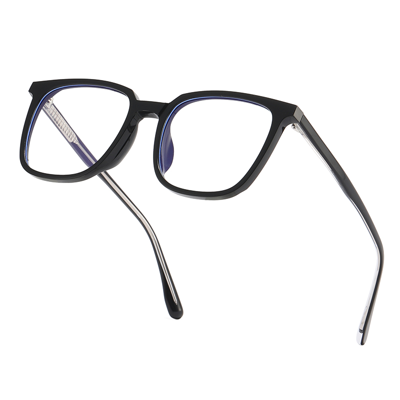 Hazır Kare Şekilli Unisex TR90 Anti-mavi Lensler Optik Çerçeve #81799