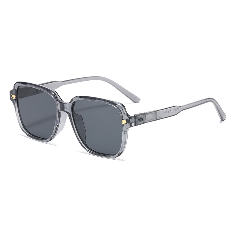 Stock Square Shape Udskiftelige templer Unisex TR90 polariserede solbriller #81807