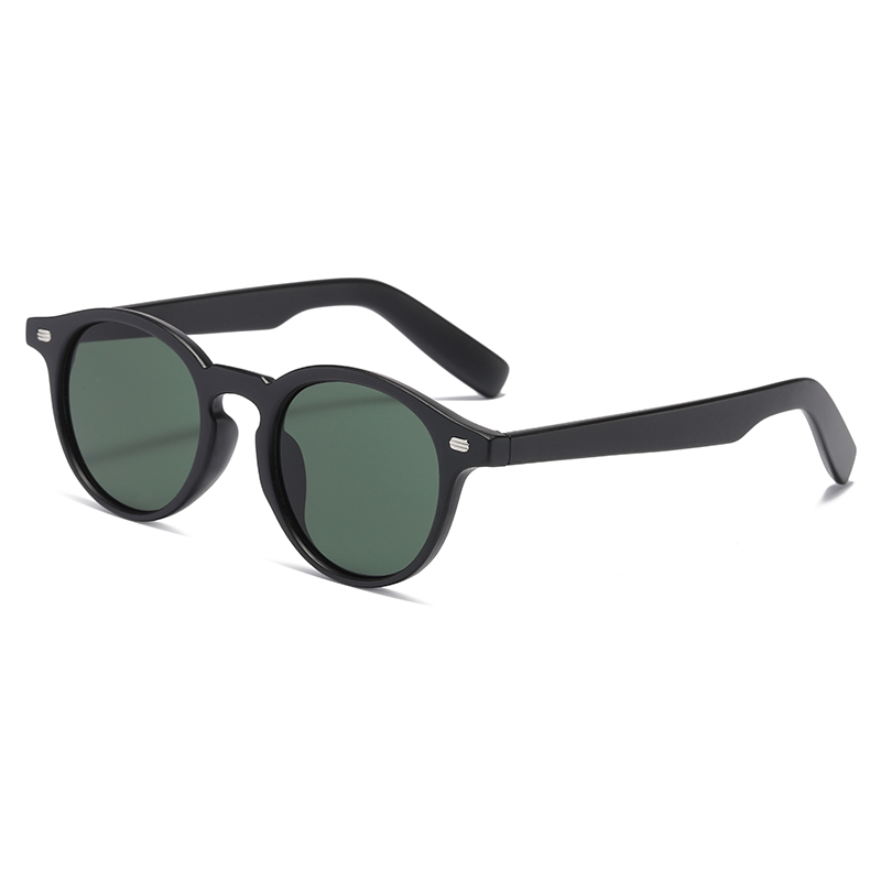 Ochelari de soare unisex polarizați PC reciclați de formă rotundă clasică #81235