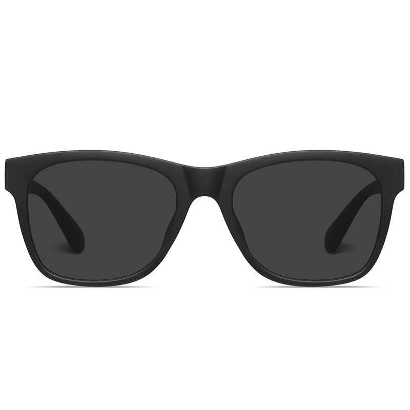 7517 Classic Square Frame with Soft Matte Rubberized Colors TAC Polarized Sunglasses