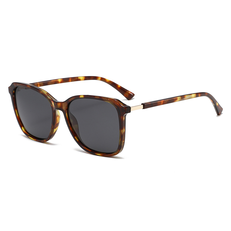 3457 Kwadratowa rama metalowa zawias TAC Polaryzowane soczewki swobodne okulary przeciwsłoneczne Unisex w stylu