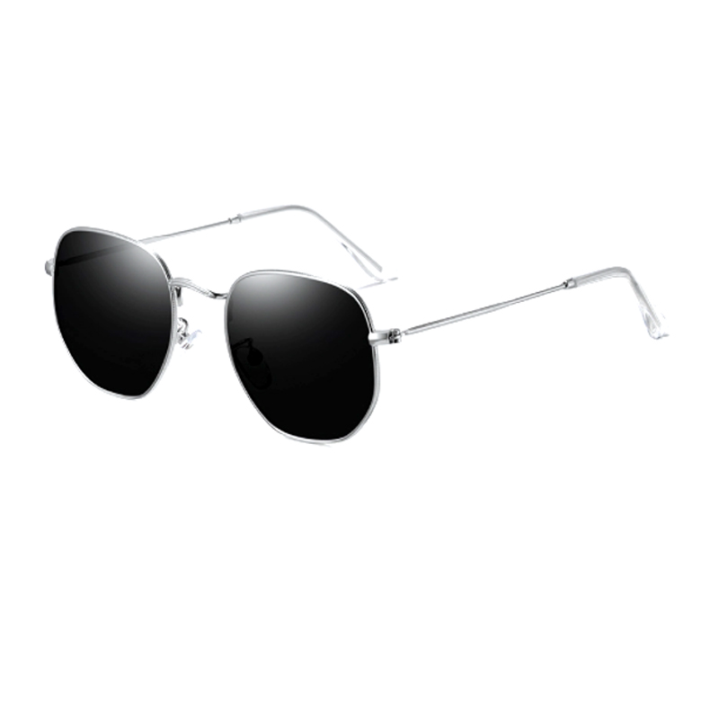 Τετράγωνο σχήμα Unisex Metal Polarized γυαλιά ηλίου #81694