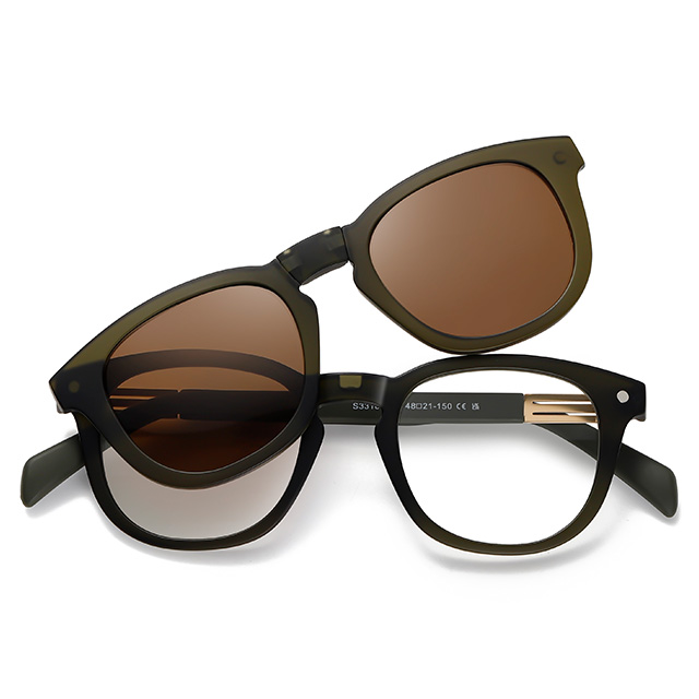 (XXXIII) CI Grilam TR90 Material Foldable Magnetic Clip in Sunglasses 