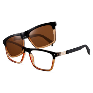 (XXXIII) CII Square UV400 Tutela Unisex clip in Sunglasses