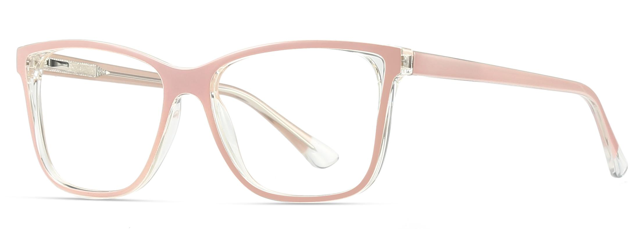 Readymade Cat Eye Shape Clear Color sa loob ng Temples TR90+CP Women Optical Frame #2015