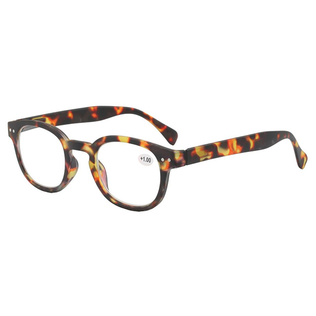 3117 Soft Touch Coating Round Shape Unisex Reading Glasses