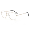507 Double Nose Bridges Aviator Style Men Metal Optical Frames