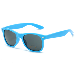 8816308 Wholesale Sky Blue Color Custom Logo Sunglasses