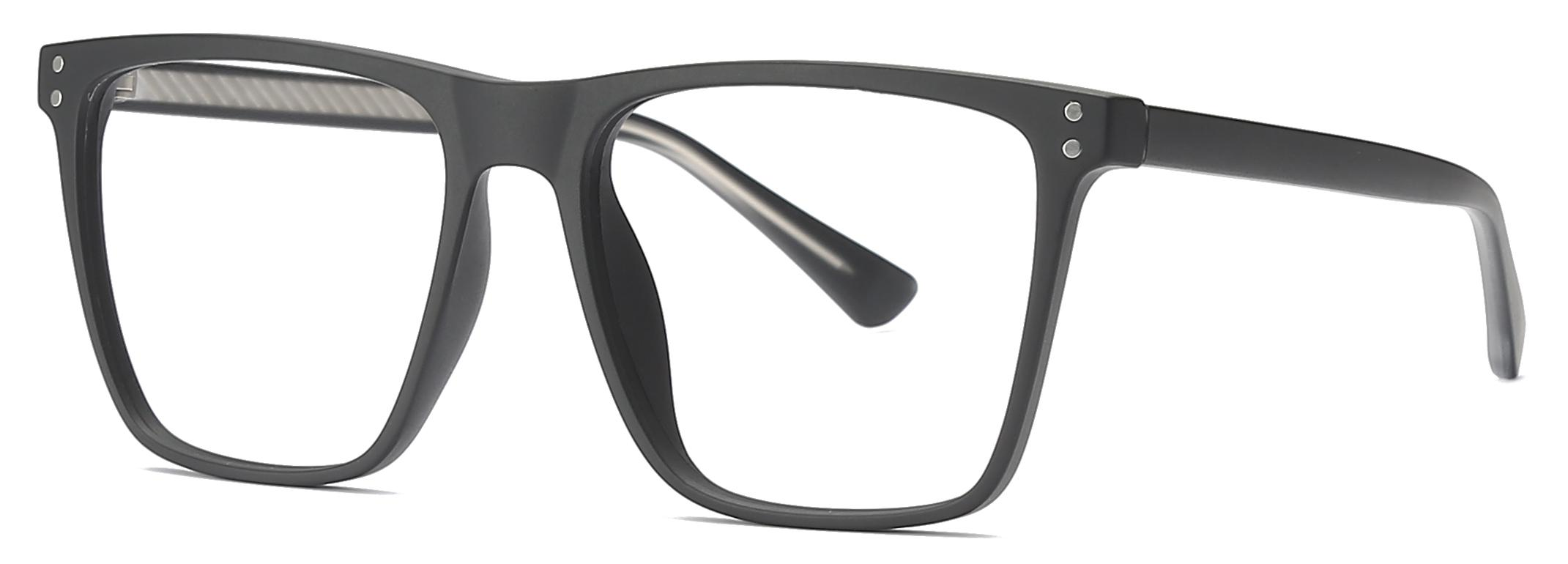 Stok Kare Şekli TR90 + CP Anti-mavi Işık Lensler Kadın Gözlük Çerçeveleri #2023
