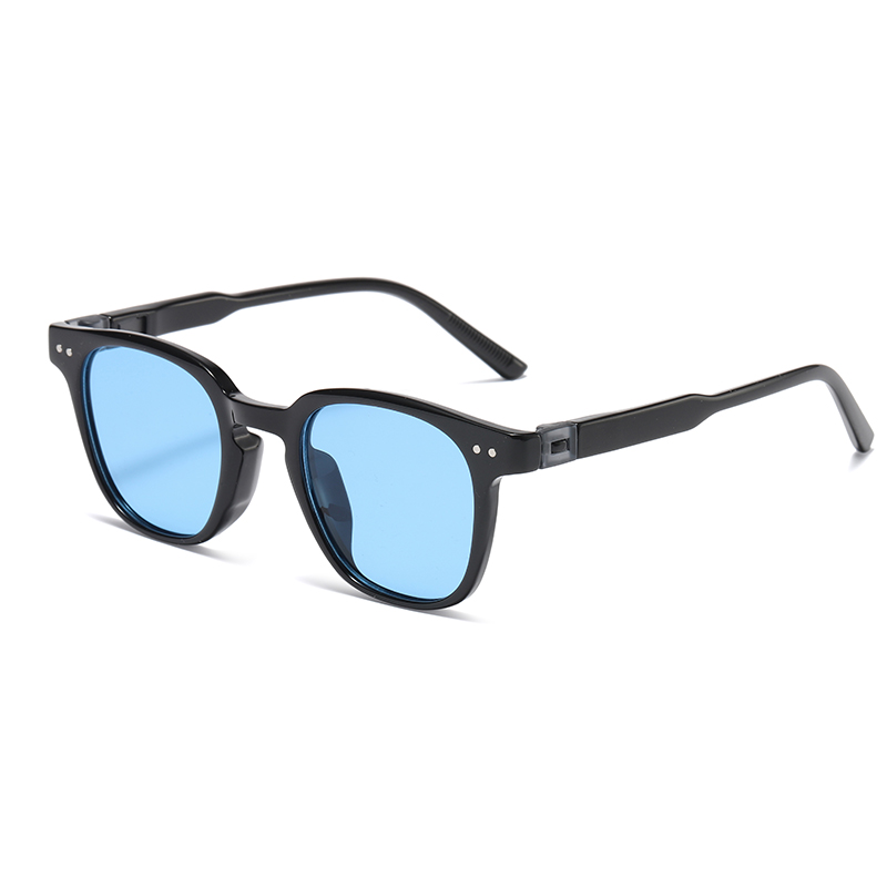 Earraí Réidh Wayfarer Clip-on Temples Unisex TR90 Polaraithe Sunglasses #81806