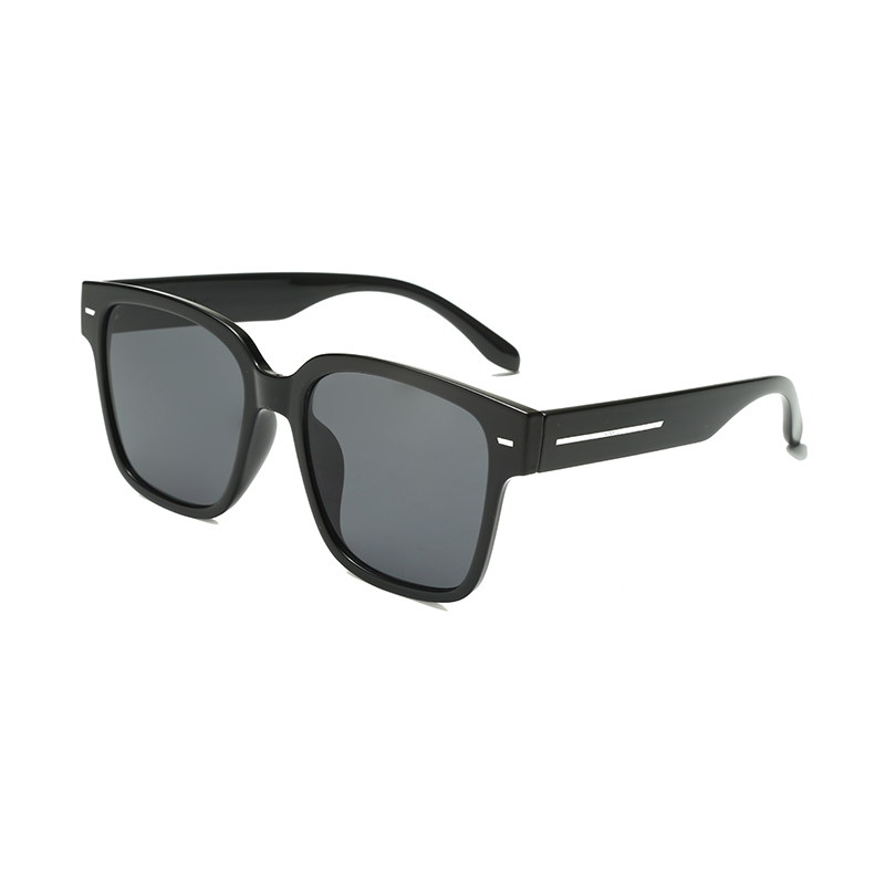 Stock Wayfarer Sqaure Πλαίσιο μεταλλικό Rice Διακόσμηση νυχιών PC Polarized γυναικεία γυαλιά ηλίου #6159