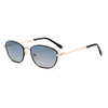 2312 gewölbter ovales Metalldrahtrahmen TAC Polarisierte Linse Ultraleicht Unisex Sonnenbrille