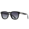 7529 Roundish Frame with Keyhole Nose Bridge Full UVA UVB Protective Sunglasses