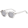 3467 Geometryczny sześciokątny kształt grubej ramki UV400 Kategoria 3 na trendach okulary przeciwsłoneczne unisex