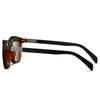 33101 Oval Shape Frame Thin Metal Sheet Temples Unisex Clip On Sunglasses 