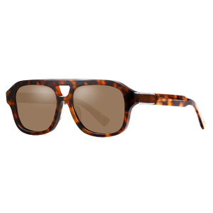 32102 Aviator Double Bridge Unisex Acetat Sonnenbrille