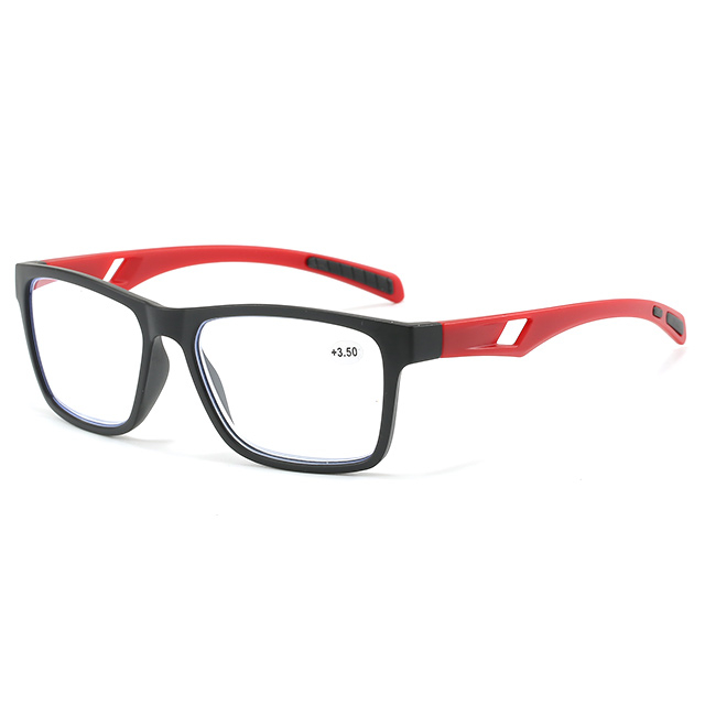 3097 Geometrical Hollow Carved Design Temples Sports Reading Glasses