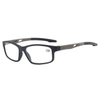 3113 Slant Angle Design Square Shape Frame Sporty Reading Glasses