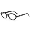 2171 Small Oval Shaped Retro Style Acetate Optical Frames