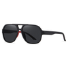 11111 Soft Rubberized Paint TR90 Aviator Style Men Sunglasses