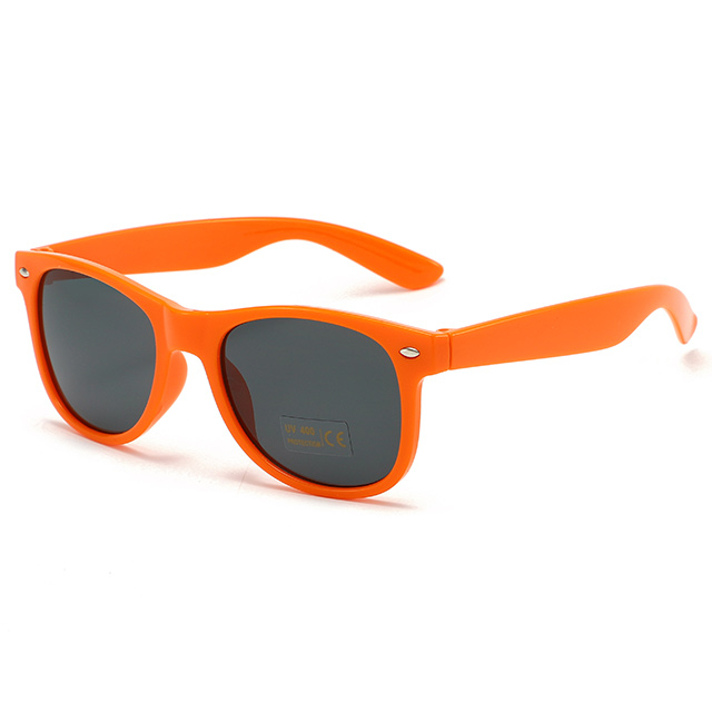 8816307 Bright Orange UVA UVB Protection Custom Sunglasses