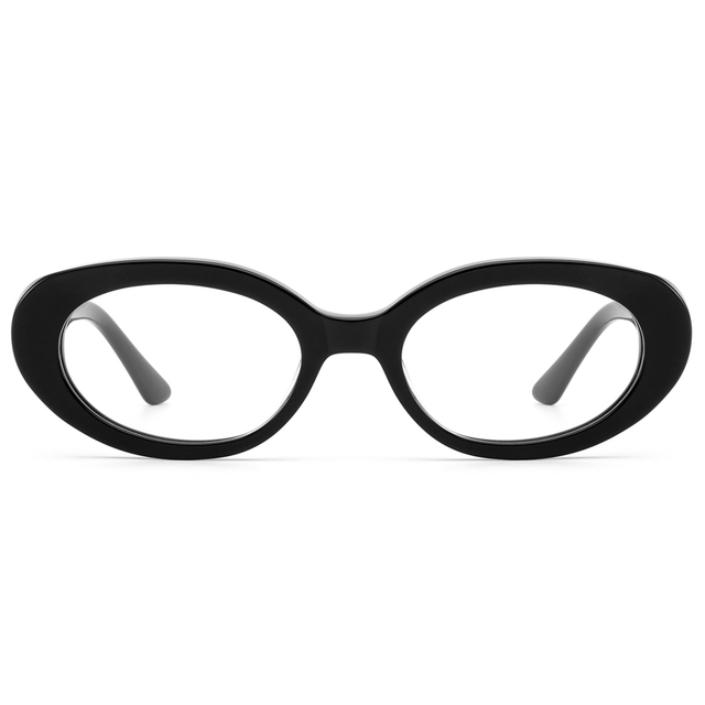 8201 Small Oval Shaped Frames Spring Hinge Handmade Acetate Optical Frames for Women