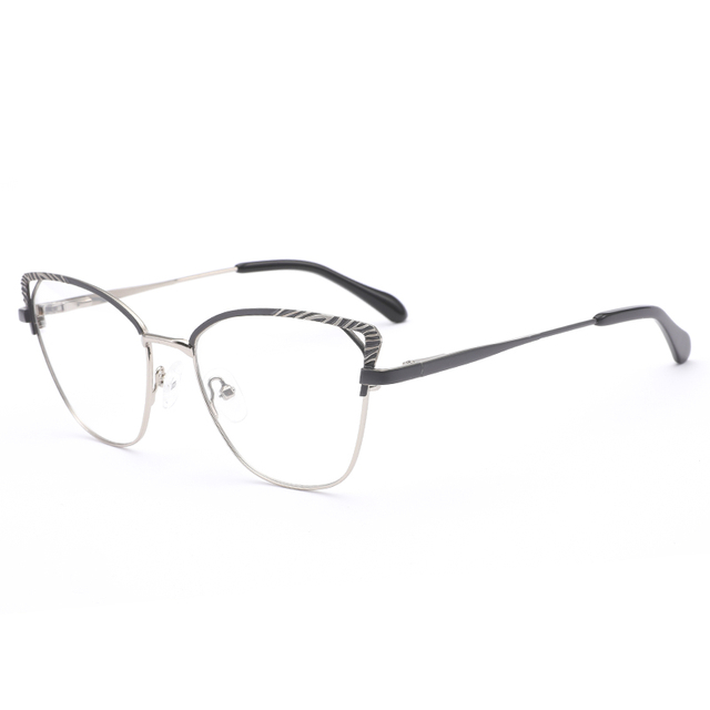 1029 Spring Hinge Photochromic Metal Women Eyeglasses