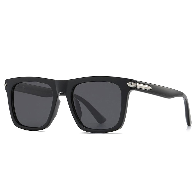 7528 Wholesale Square Shape Frame with Gold Tone Metal Hardware TR90 Injected Sunglasses