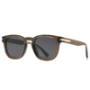 7529 Roundish Frame with Keyhole Nose Bridge Full UVA UVB Protective Sunglasses