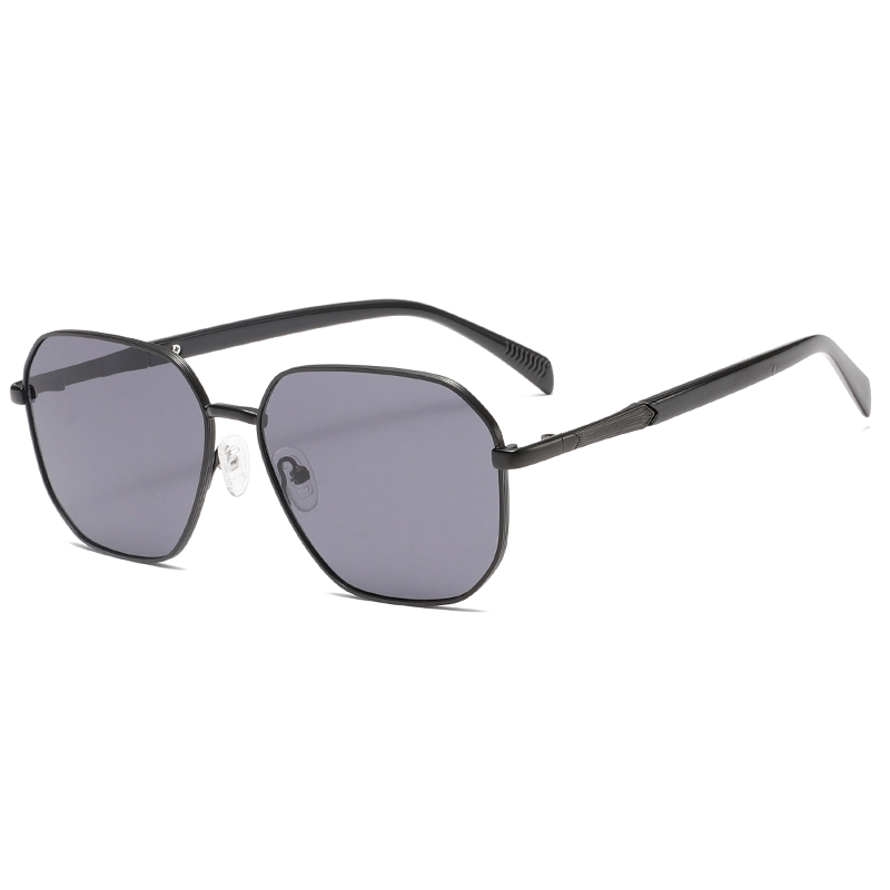2280 Geometrischer Vollmetallrahmen verlängerte PC -Tipps Dailylife Style Unisex Sonnenbrille