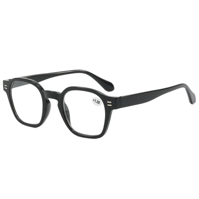3133 Geometric Round Plastic Frame Different Presbyopia Power Options Reader